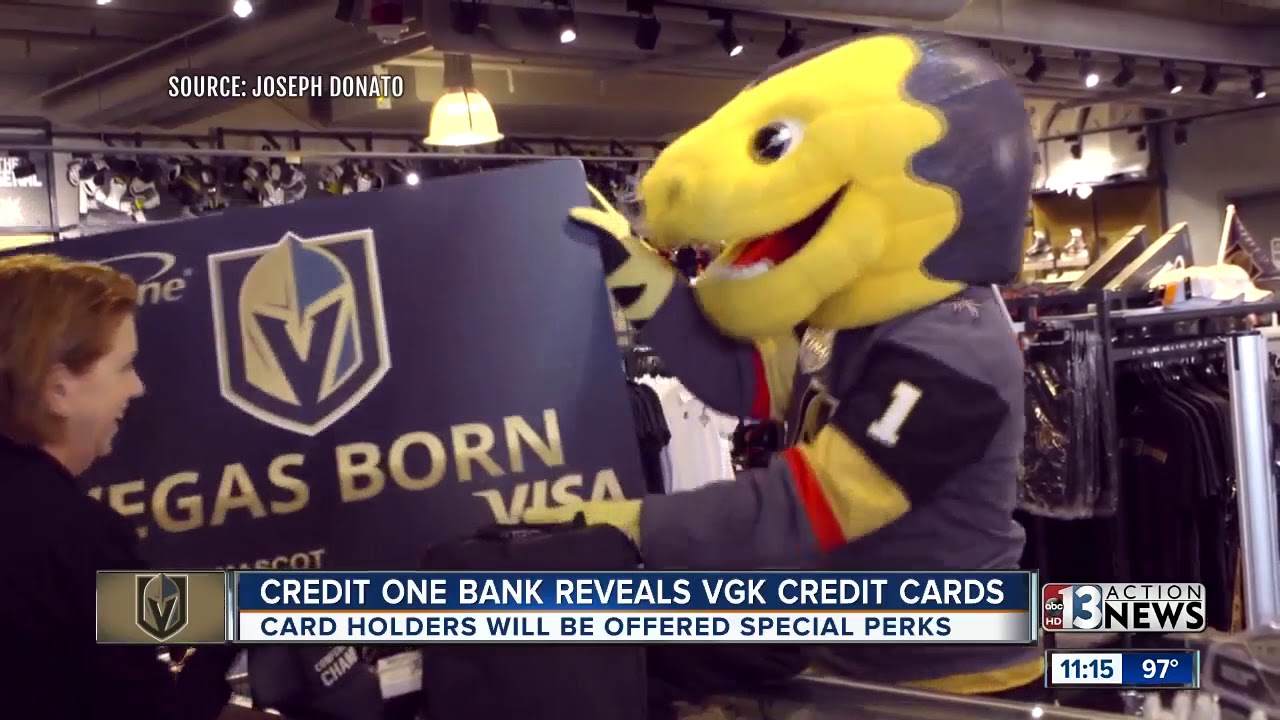 Credit One Bank unveils Vegas Golden Knights credit card ...