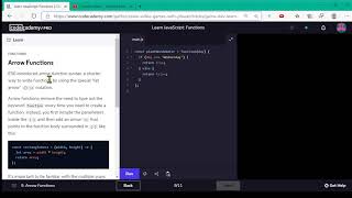 JS 2  1 Functions 9 Arrow Functions 20200425 1906