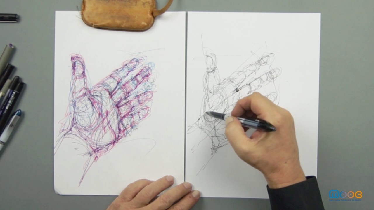 MOOC Iniciación al Dibujo Creativo 2.2: Mano III politécnica slp