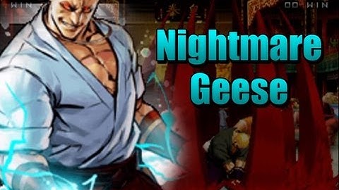 KOF2002 UM Nightmare Geese Playthrough