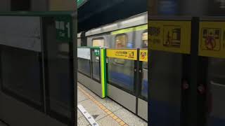 [臺北捷運]小碧潭支線 往小碧潭列車 七張站離站