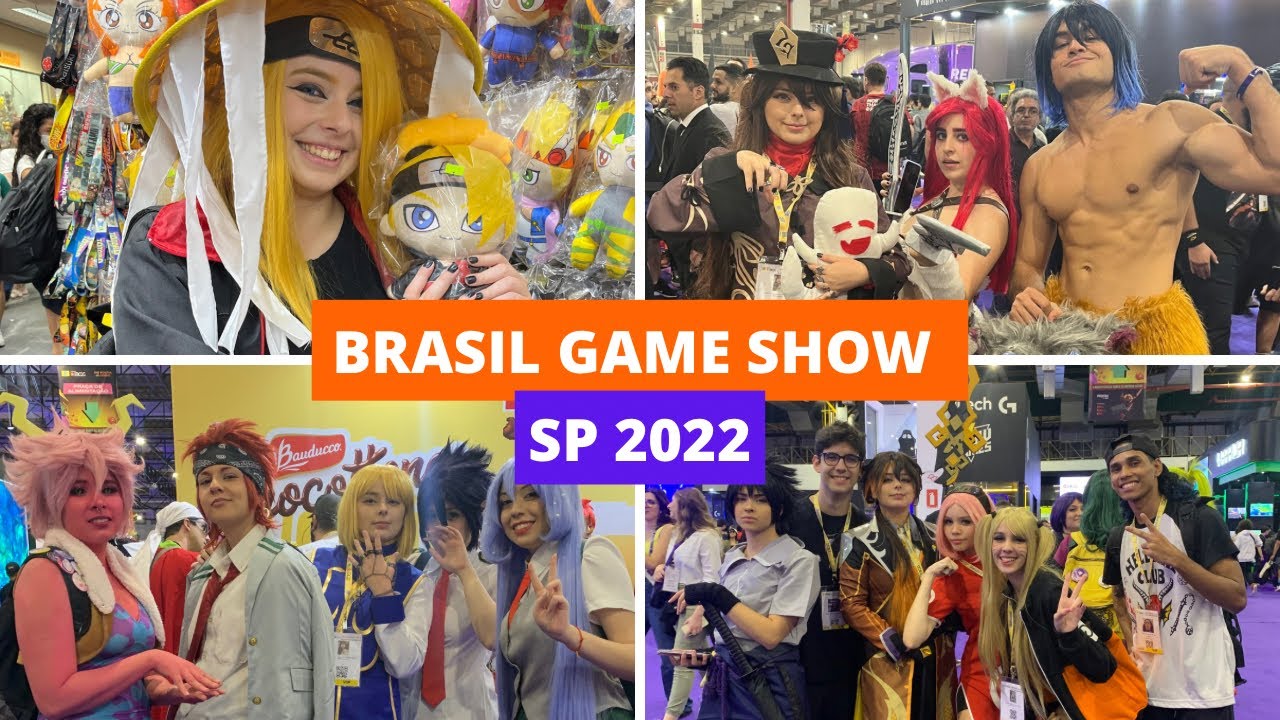 VLOG BGS (Brasil Game Show) - Cosplay Kurapika, Zhongli, Deidara, Hutao e Makima