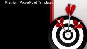 3d of three arrows in target powerpoint templates ppt backgrounds for slides 0413
