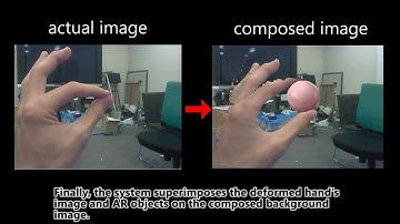 Air Haptics: Displaying feeling of contact with AR object using visuo-haptic interaction
