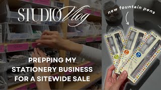 STUDIO VLOG | Prepping for Our BIGGEST Stationery Sale Yet 🥳 | Shop Anniversary Behind the Scenes!