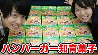 大量の知育菓子で巨大ハンバーガー作ってみた！