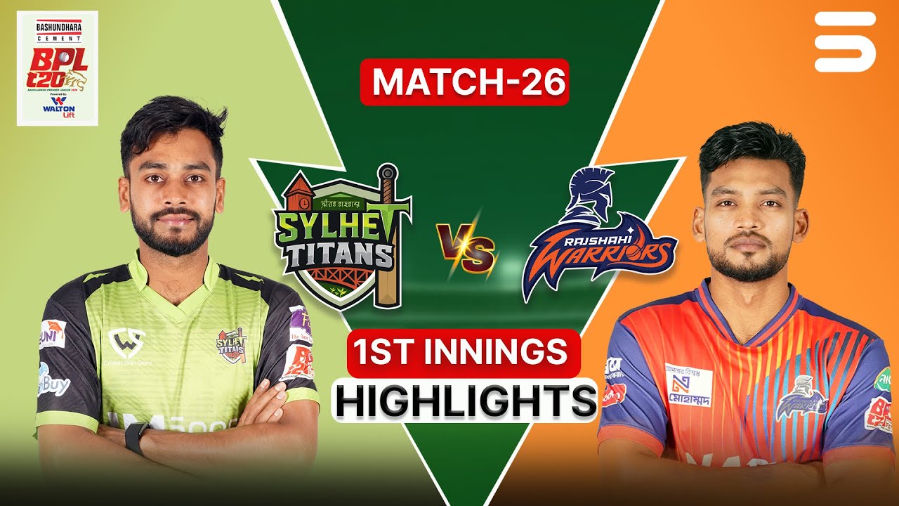 1st Innings Highlights | Sylhet Titans vs Rajshahi Warriors | Match 26 | BPL 2025-26 | M3Z13