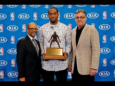 Kawhi Leonard Wins 2016 Nba Defensive Player Of The Year Award