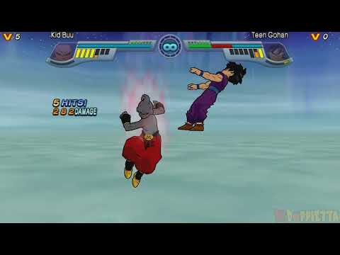 Dragon Ball Z Budokai 4 (v0.5.8) Online - Kid Buu vs SSj2 Teen Gohan