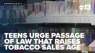 Teens urge passage of Solly s Law to raise tobacco sales age to 21 require retail permits