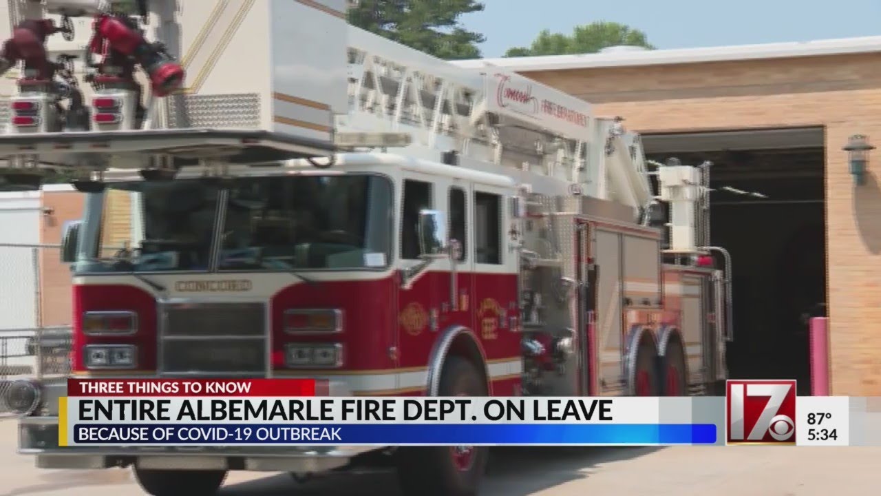 Entire North Carolina fire department on leave due to COVID19 YouTube