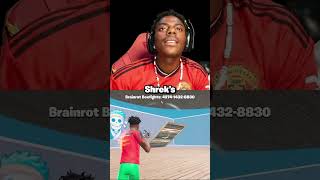 iShowSpeed Reacts to "SHREK" in Fortnite 🤣
