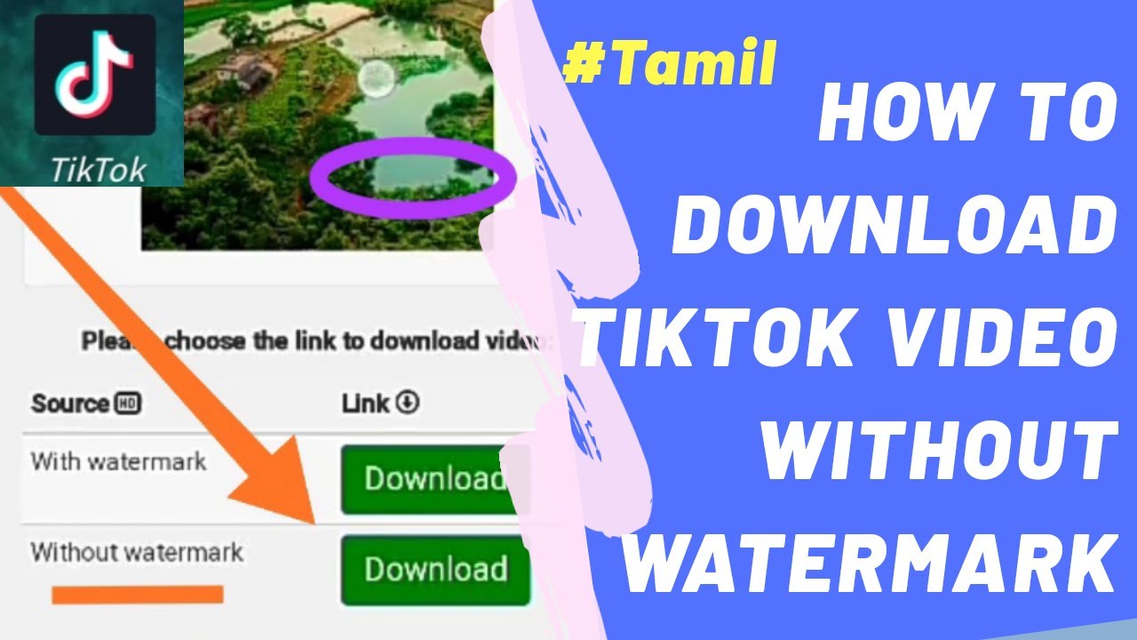 how to download tiktok video without watermark