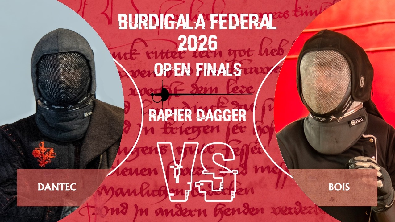 Burdigala Fédéral 2026 - Open Rapier & Dagger Finals - Gold