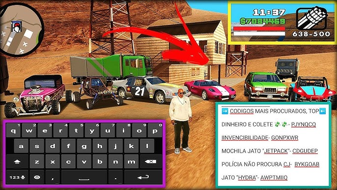 Todos os códigos e cheats de GTA San Andreas para Xbox 360 - Liga dos Games