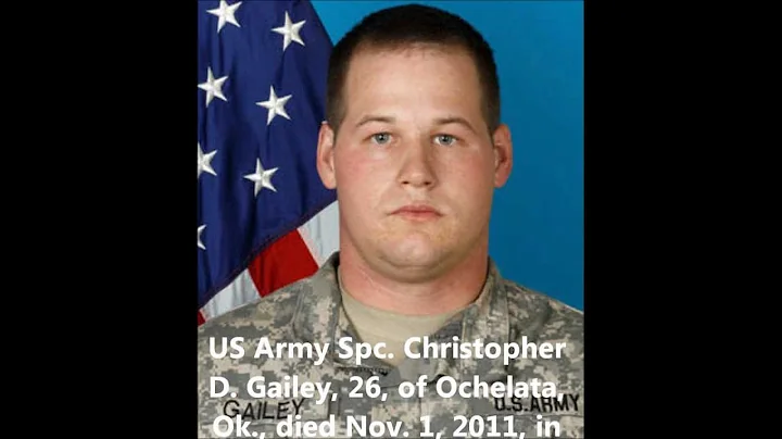 Tribute To Our Fallen Soldiers - US Army Spc. Chri...