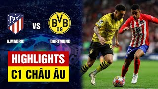 Highlights: Atletico Madrid - Dortmund | Tấn công áp đảo, \\