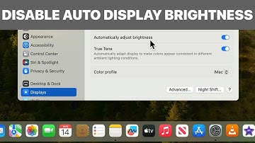 How to Enable / Disable Automatic Display Brightness on Mac (Tutorial)