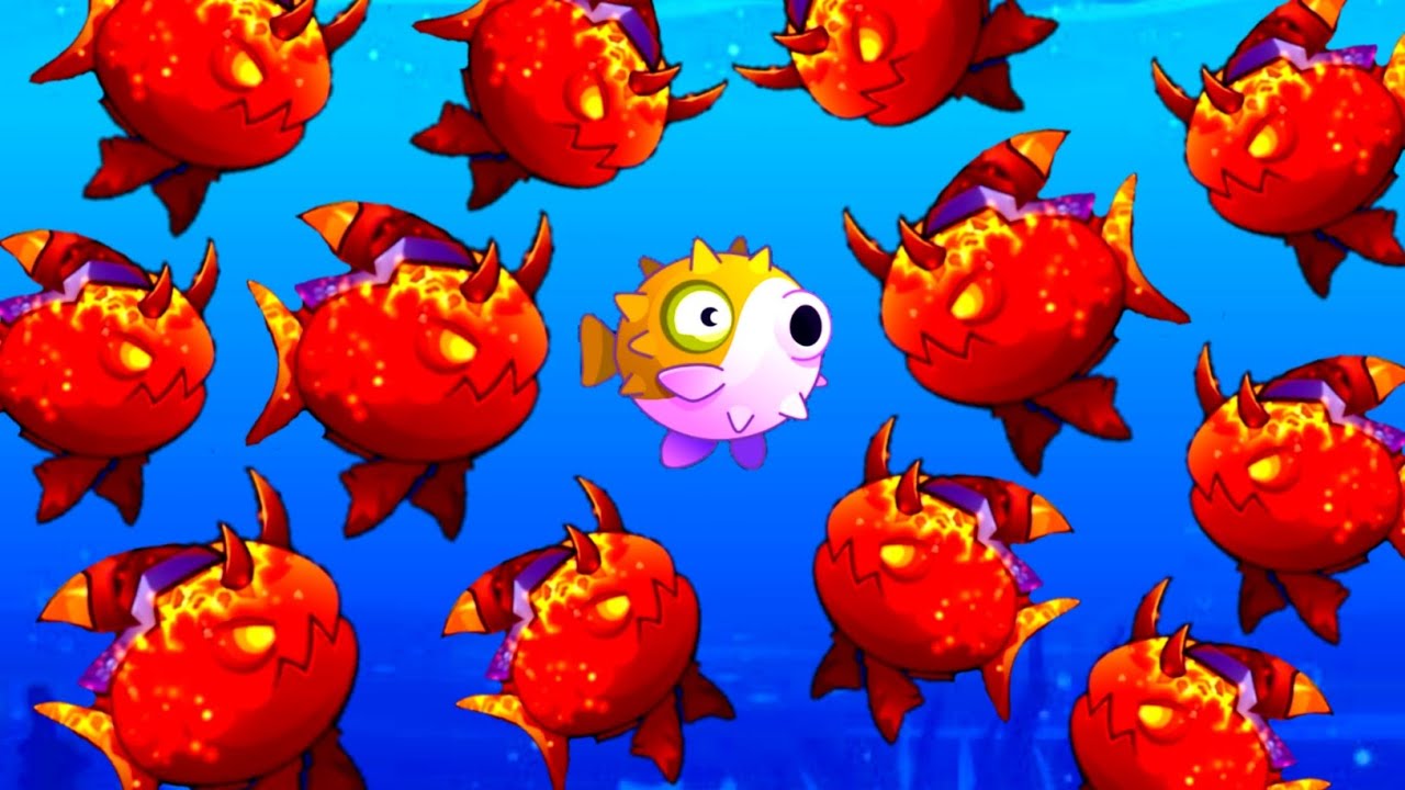 Fishdom Ads Mini Games Update - Fish Eater Io - Fishdom Hungry Fish Part 220 Gameplay