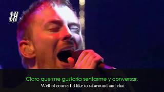 Radiohead Life in a Glasshouse Subtitulada en Español + Lyrics chords