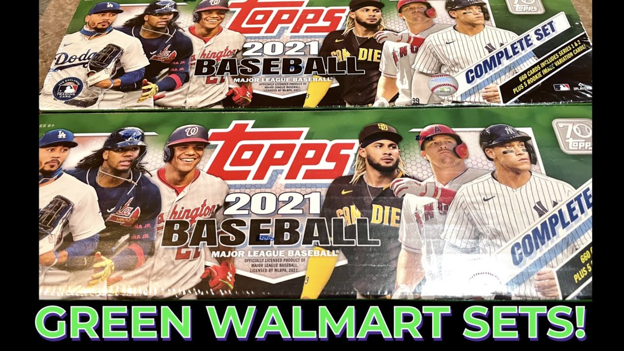 PARALLEL SET HUNT! WALMART GREEN 2021 FACTORY SETS OPENING! - YouTube