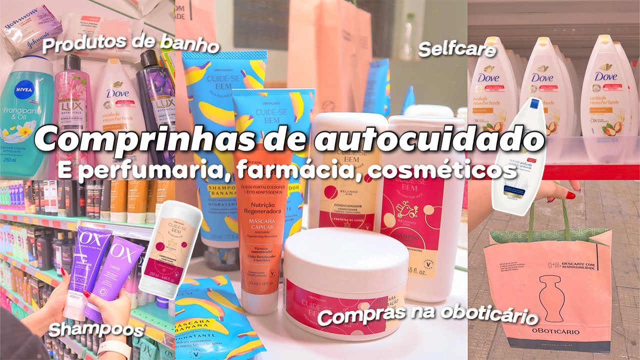 VLOG COMPRINHAS DE AUTOCUIDADO E PERFUMARIA💗🛁oboticário, banho, farmácia