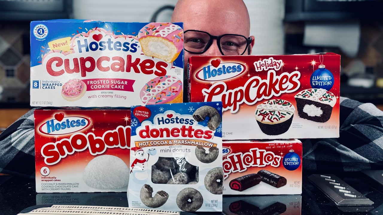 Hostess Holiday Treats Haul! (5 Types) - Food Review