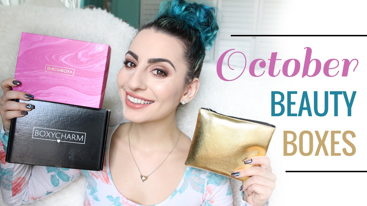 October Beauty Box Unboxing (Birchbox, Ipsy, Boxycharm) YouTube