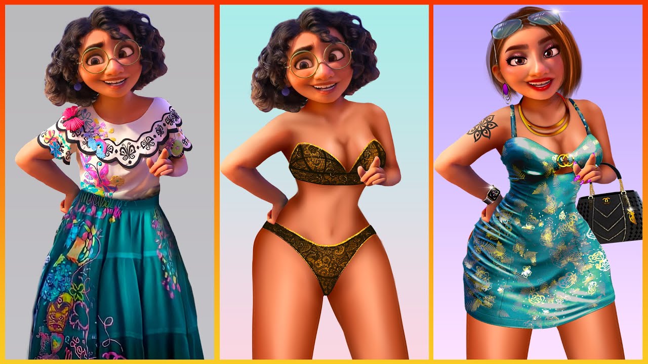 Encanto Mirabel Madrigal Glow Up - Disney Character Transformation 