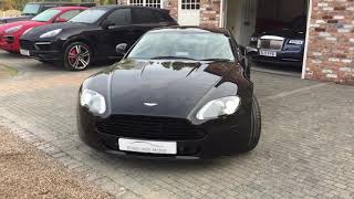 ASTON MARTIN V8 VANTAGE 4.7 MANUAL FOR SALE IN ONYX BLACK METALLIC