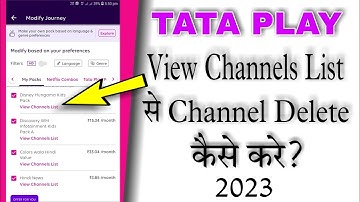 TATA PLAY Se Kuchh Channel Delete Nahi Ho Raha Hai 2023