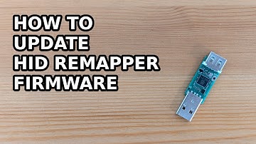 How to update HID Remapper firmware