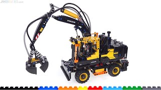 LEGO Technic Volvo EW160E Excavator review! 42053