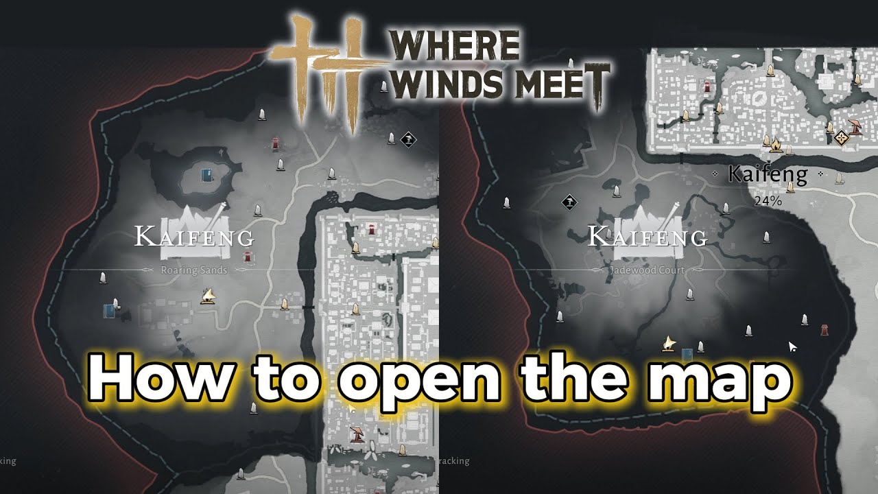 [Where Winds Meet] How to Open the Map – Cách Mở Bản Đồ - YouTube