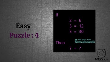 Easy Level - Puzzle 4 - Solutions - Math Number Puzzles - Puzzle Games - Solver by JT