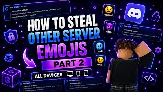 HOW TO STEAL OTHER SERVERS EMOJIS PART 2! (ALL DEVICES) WORKS 2026!