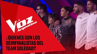 Semifinalistas confirmados del Team Soledad - La Voz Argentina 2025