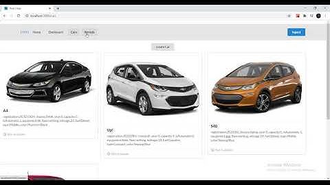 Car Rental project (Reactjs - Laravel Api) part 1