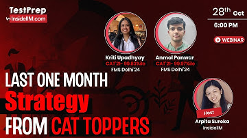 Essential Last Month Tips For CAT 2022 Ft. CAT Toppers