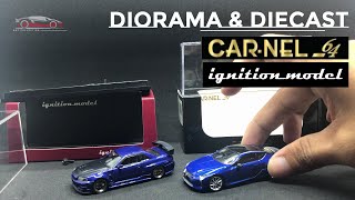 Unboxing Diecast 164 Nissan Nismo R34 Gt-R Z-Tune Blue Metallic Lexus Lc 500H Structural Blue