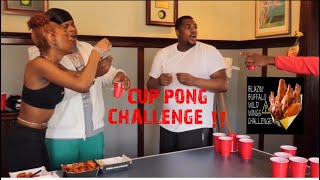Ultimate Cup Pong Challenge!! (Blazin wingz🔥 and Spicy Dares🥵)