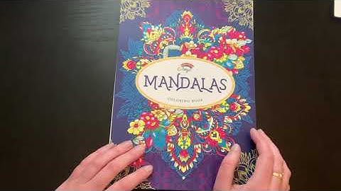 Mandalas Coloring Book by Colorya Flip Through and Review