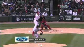 2012/04/29 Dunn's two-run homer