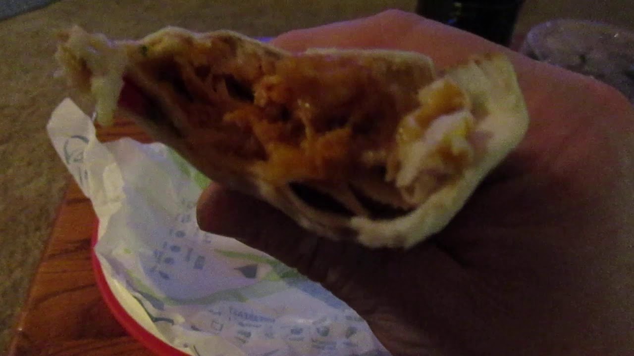 Taco Bell Buffalo Chicken Nacho Fries Burrito YouTube