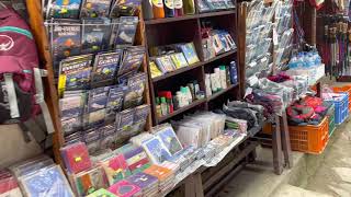 Namche Bazaar walk main shopping street Everest region 4K