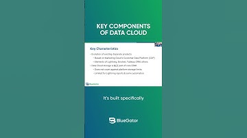 Key Components of Salesforce Data Cloud