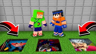 NÃO ENTRE NO BURACO ERRADO DO MINECRAFT!! (Scary Teacher, Poppy Playtime, Sonic.EXE)