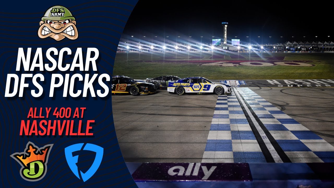 NASCAR Cup Series Nashville Ally 400 - DraftKings DFS Breakdown - YouTube