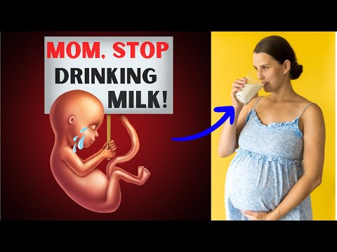 Why should pregnant women avoid drinking a lot of milk?