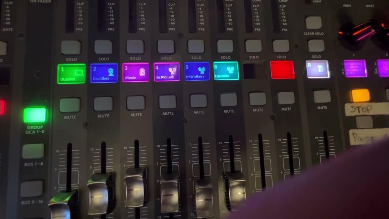 How to use cues to automate x32 settings YouTube